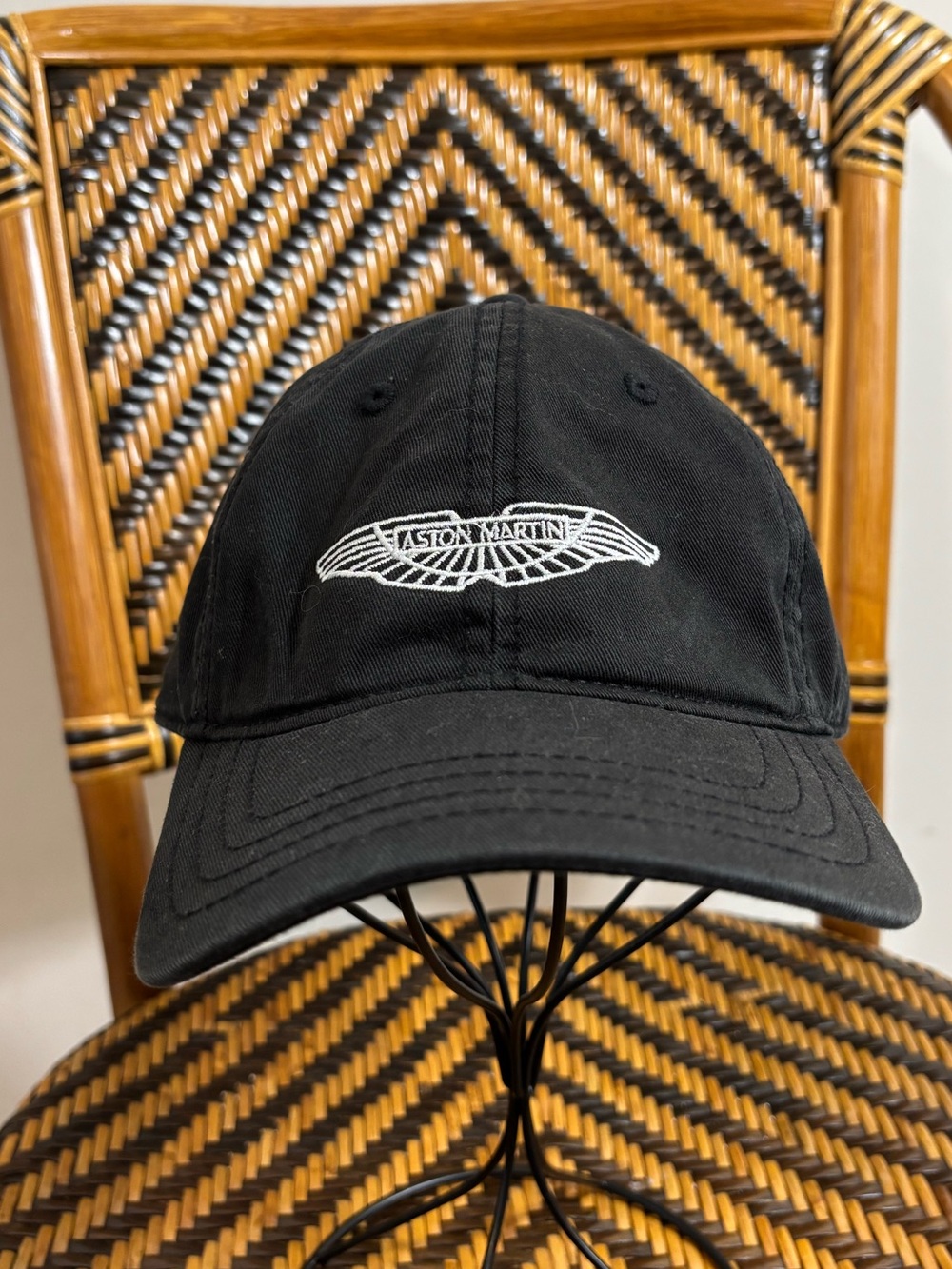 Aston Martin Adjustable Hat Moto Racing Black